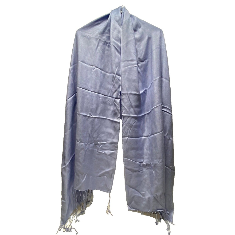 Pashmina Scarf Wrap Shawl Women's Multi Style Wear OSFM Sweet Lilac Fringe NWT